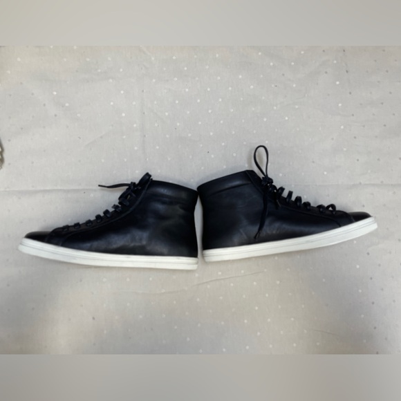 FREDA SALVADOR Sal Women's Lace Up High Top Leather Sneakers Black Size 8 NWOT - Picture 5 of 8